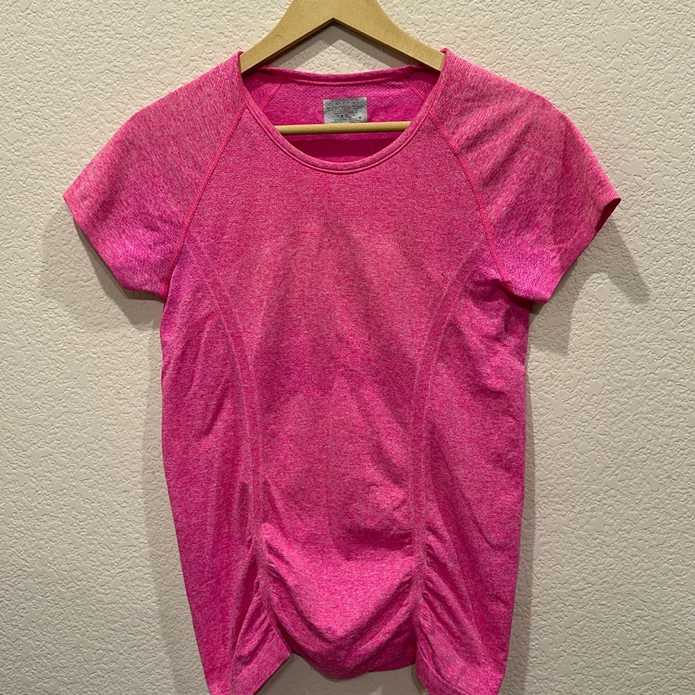 Athleta short sleeve tee. Hot Pink